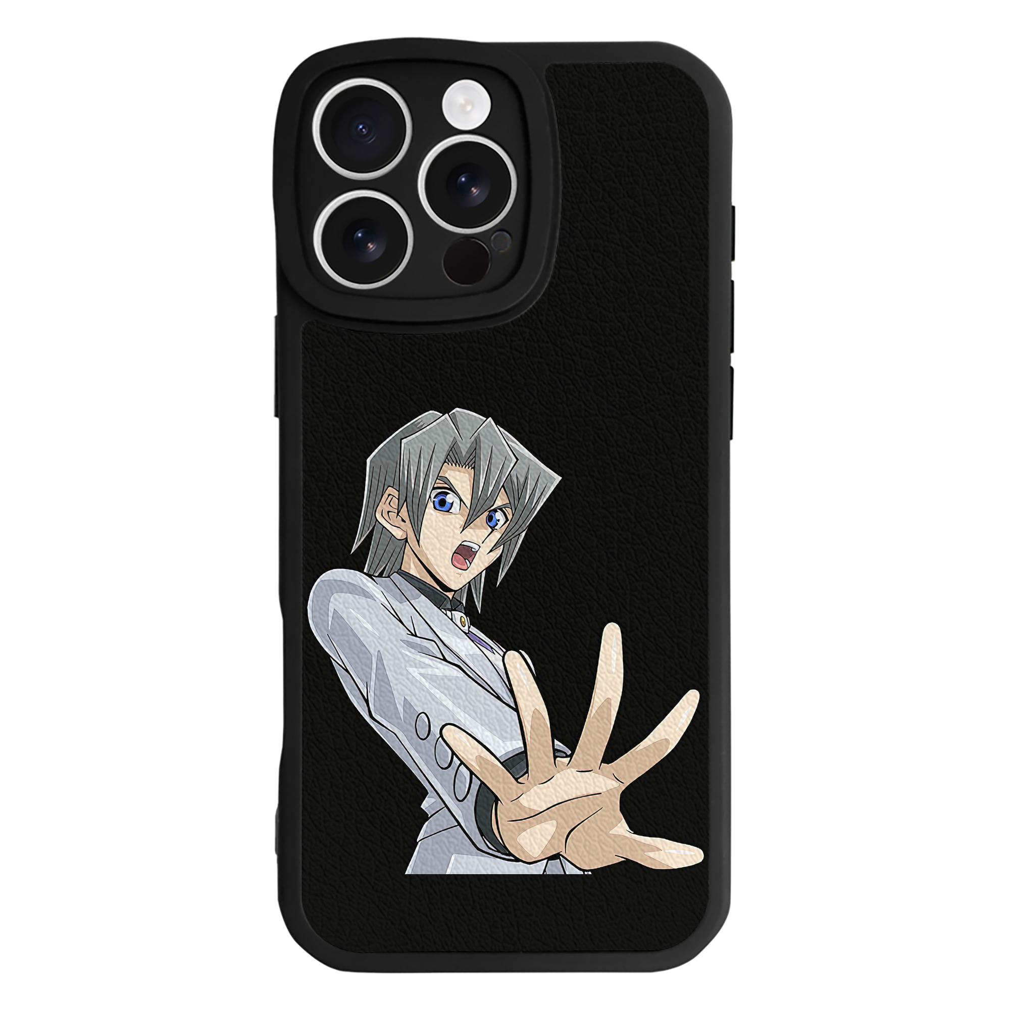 遊☆戯☆王 Yu-Gi-Oh! 【iPhone 16シリーズ対応】シリコンスマホケース（レザー調） 材質：シリコン